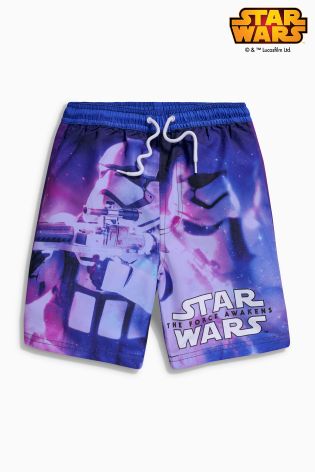 Multi Star Wars Swim Shorts (3-12yrs)